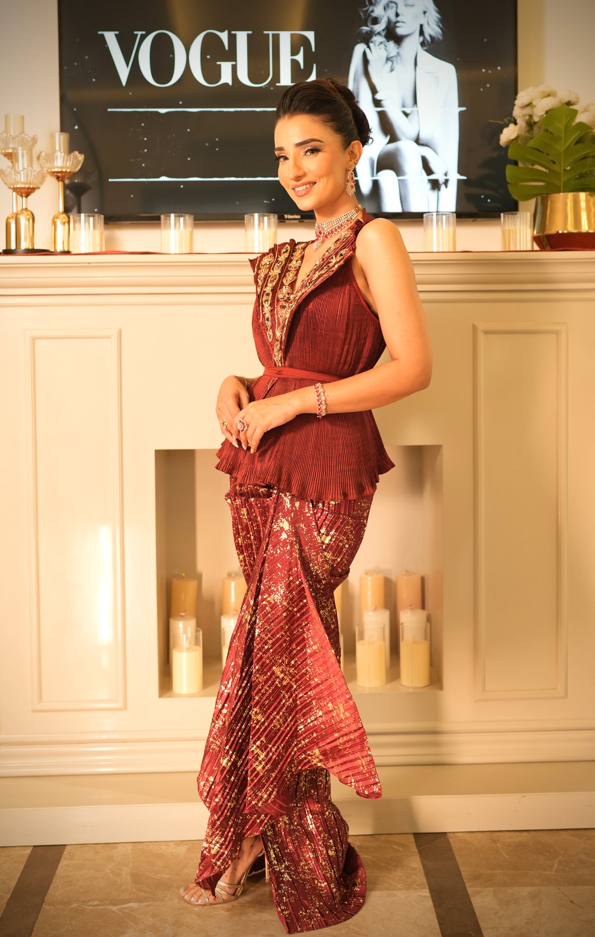 Zariya Jacket Dhoti Set