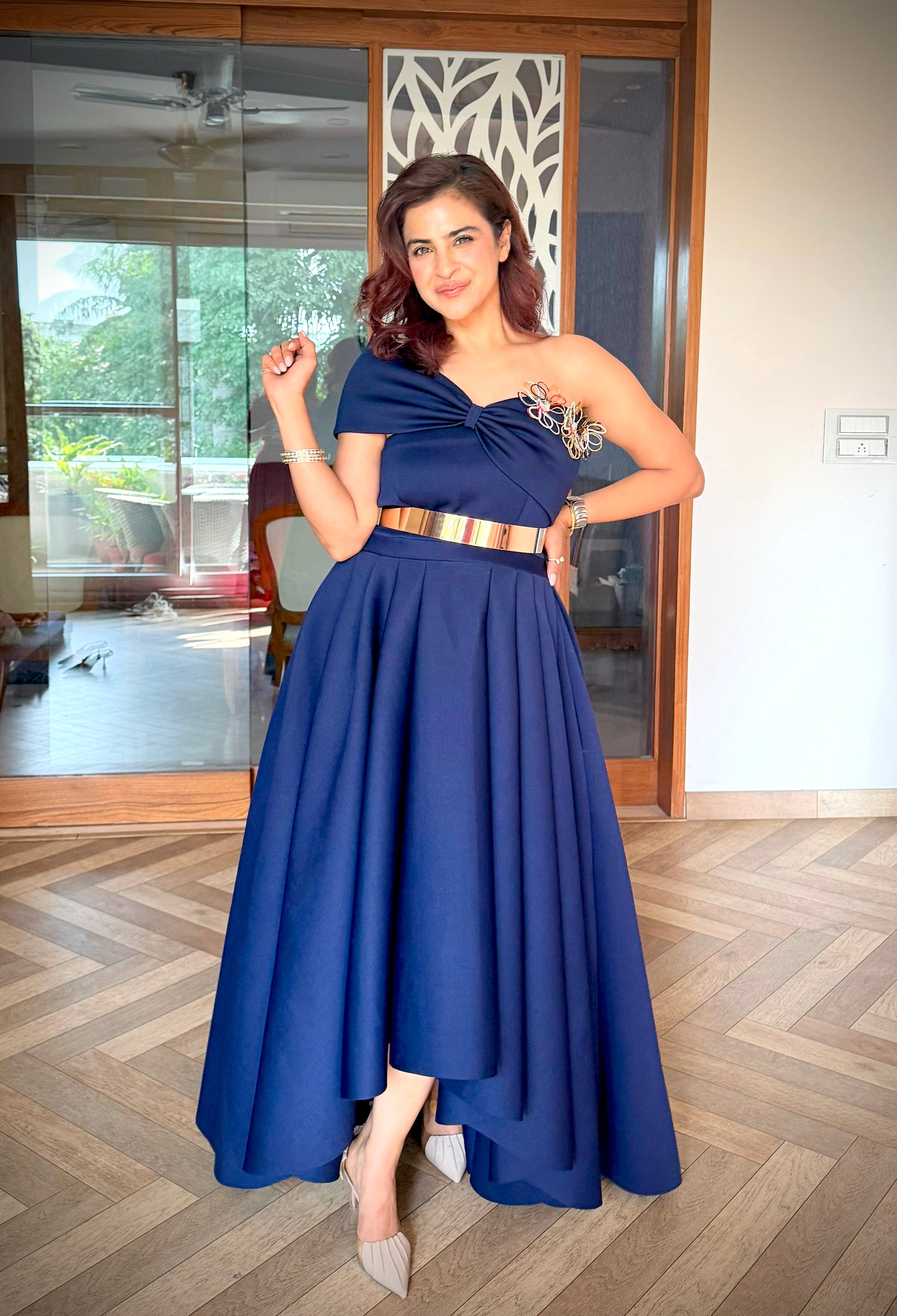 Imperial Blue Flair Tube Dress