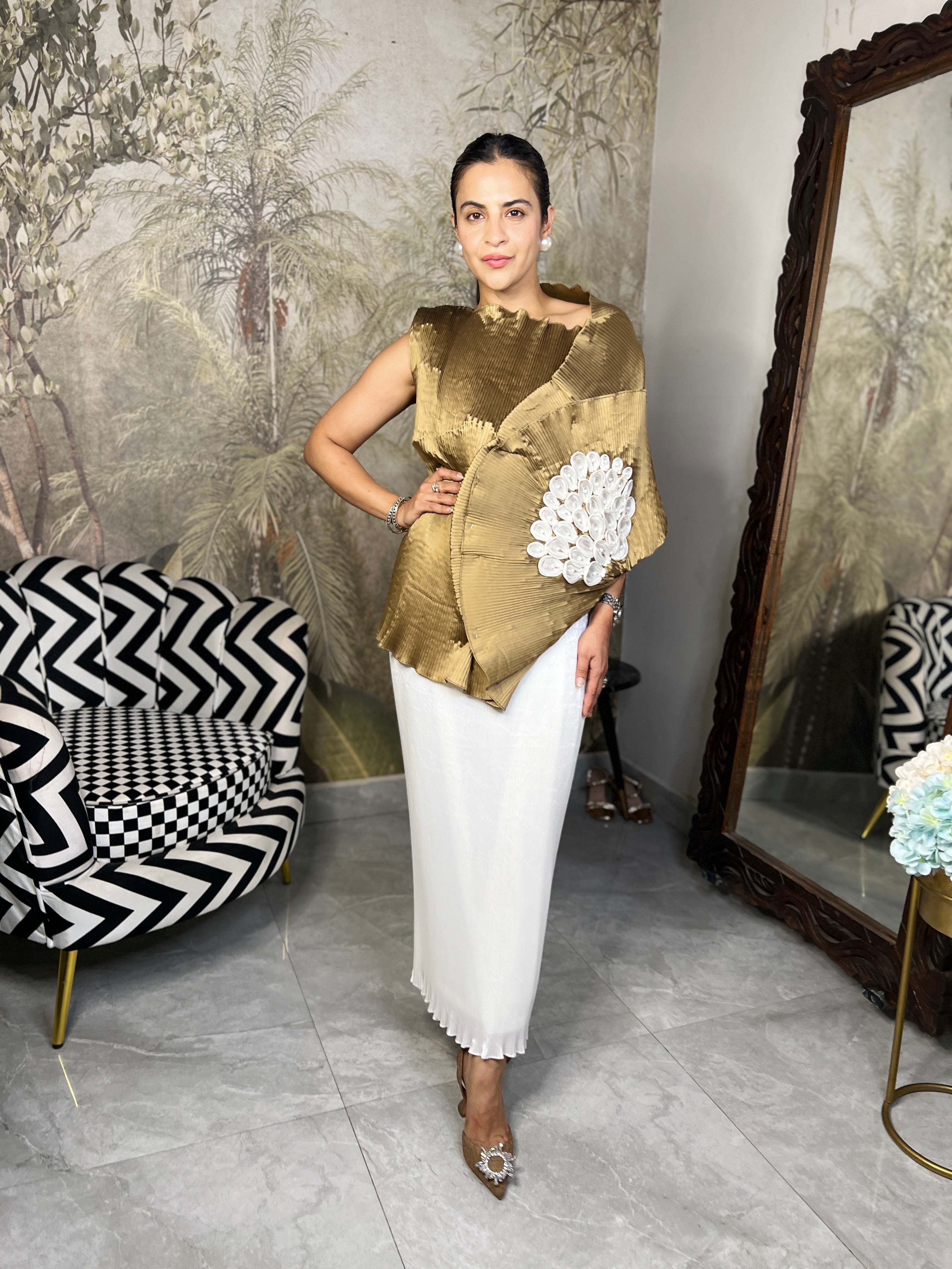 Champagne lunar bloom set