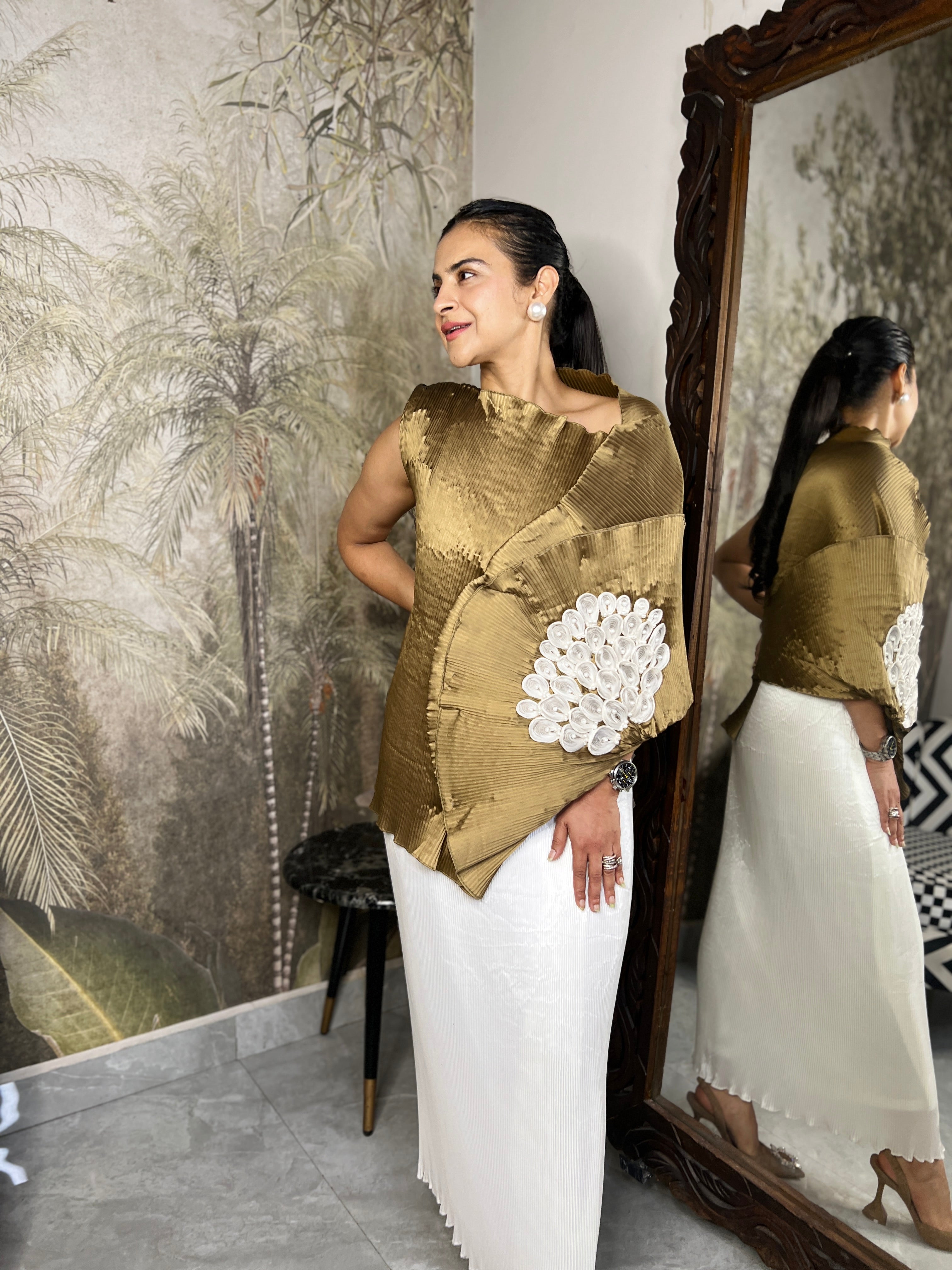 Champagne lunar bloom set