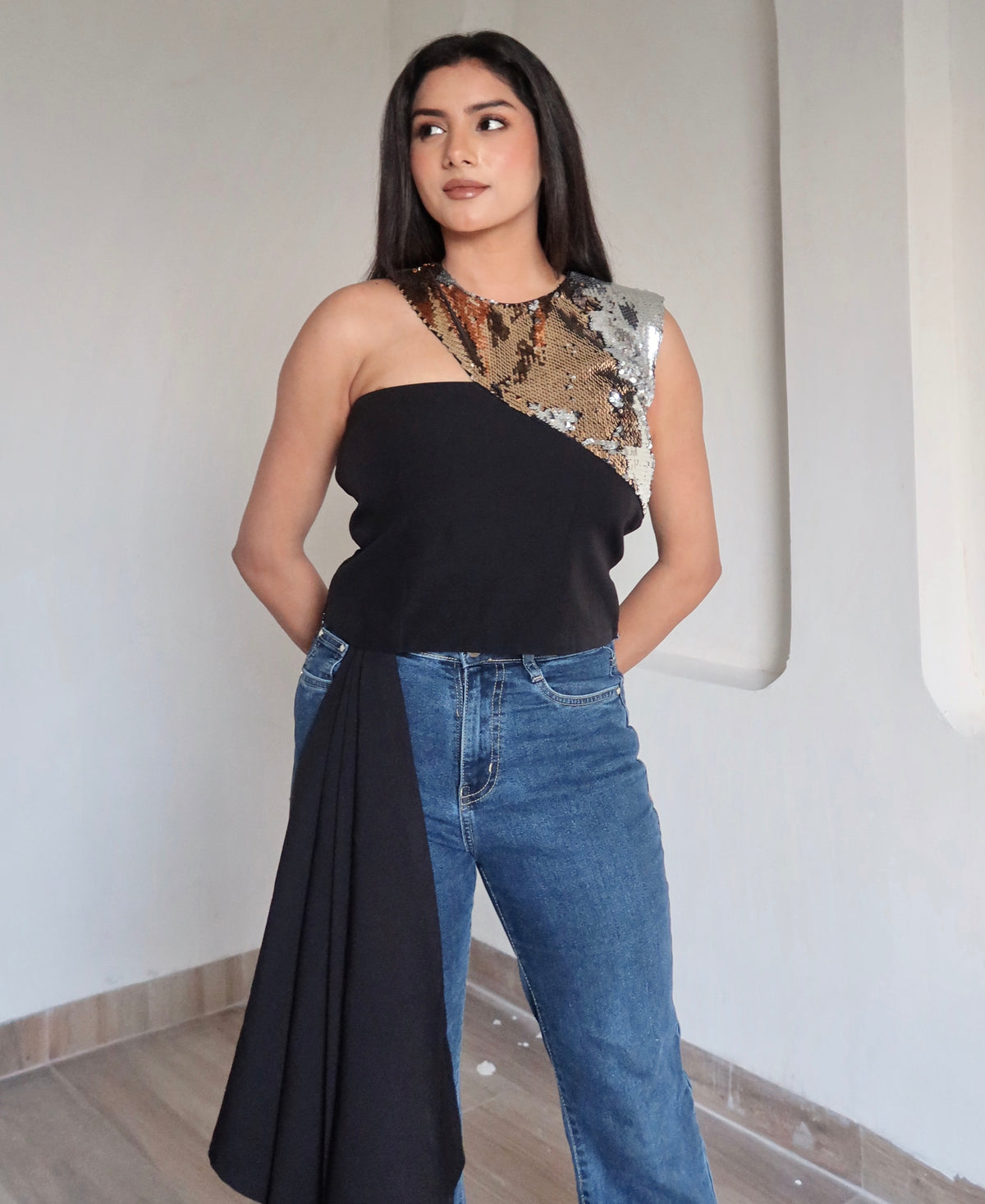 Moonfire Drape Top