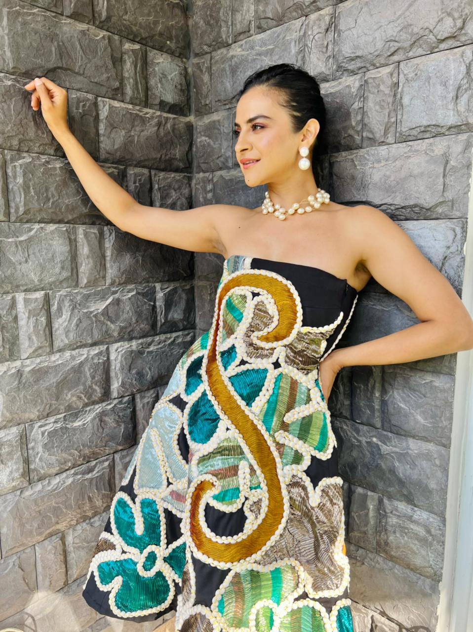 The Initial Dress in Black