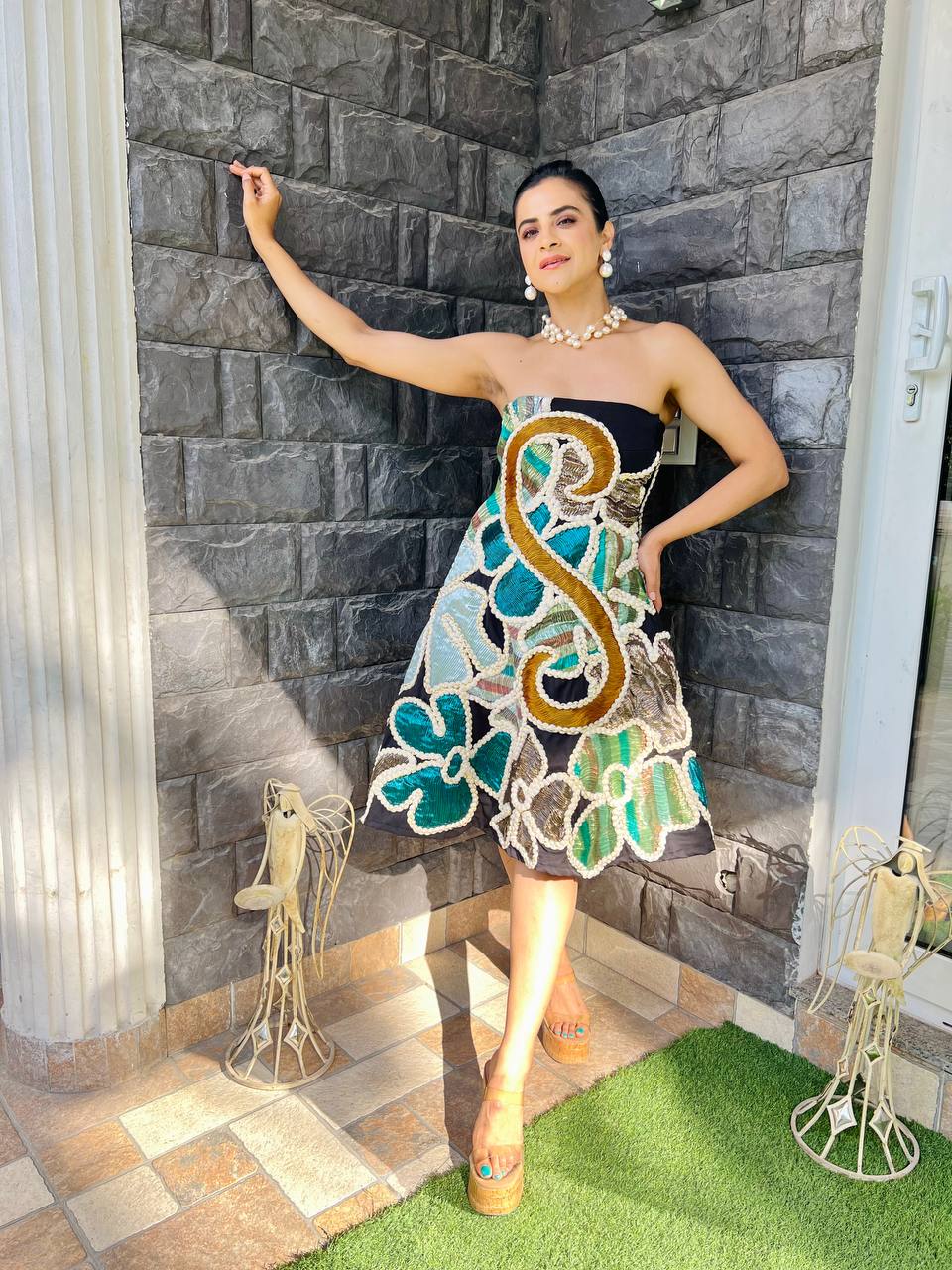 The Initial Dress in Black