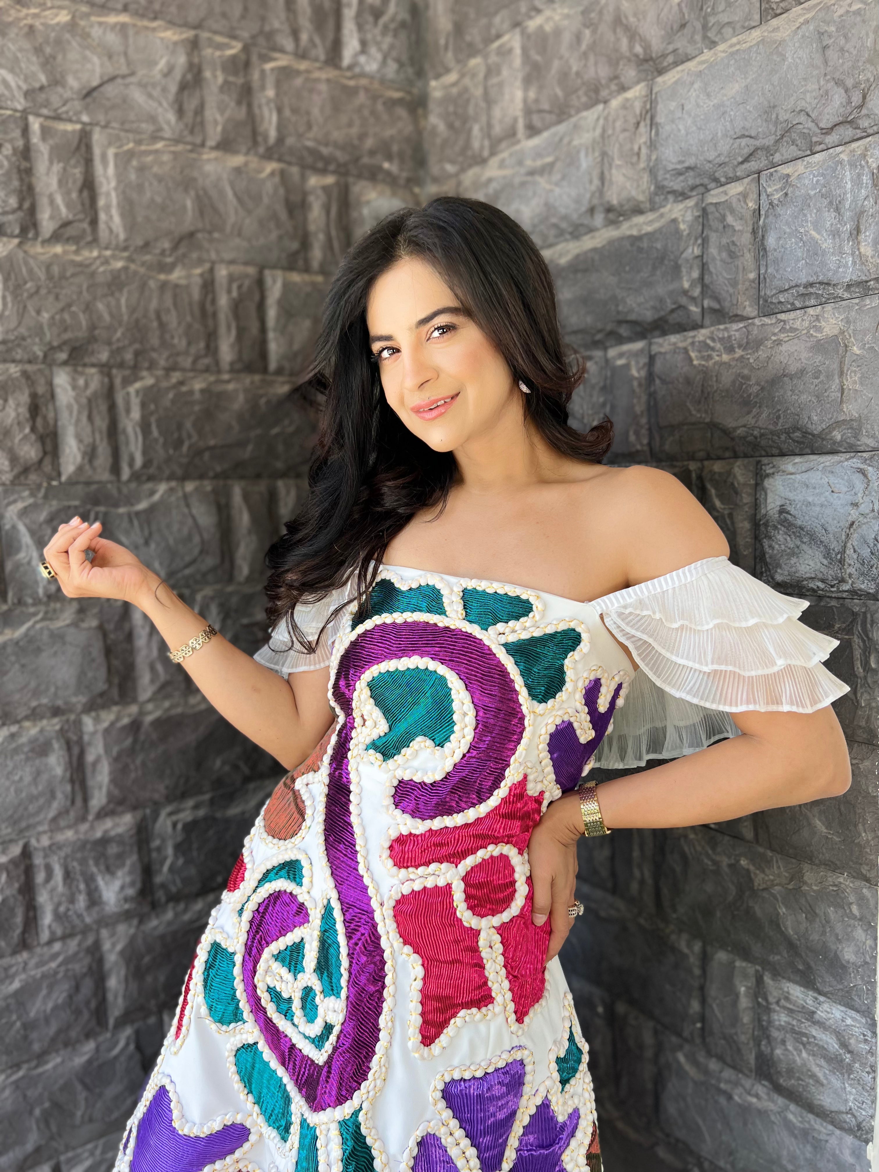 The Initial Dress in White