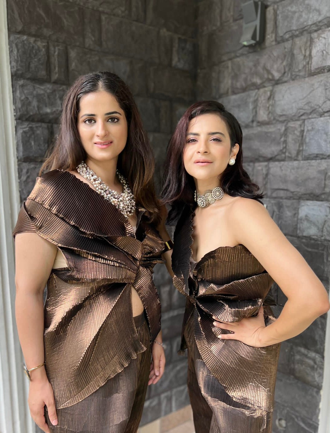 Multi Drape Top in Copper