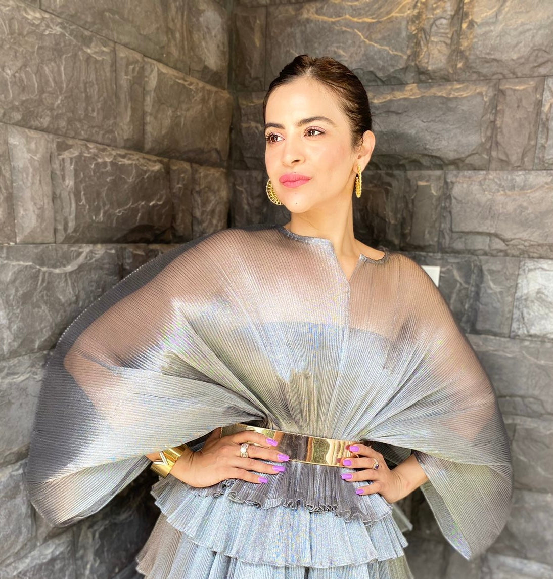 Moon Lift Tutu Skirt Set in Silver