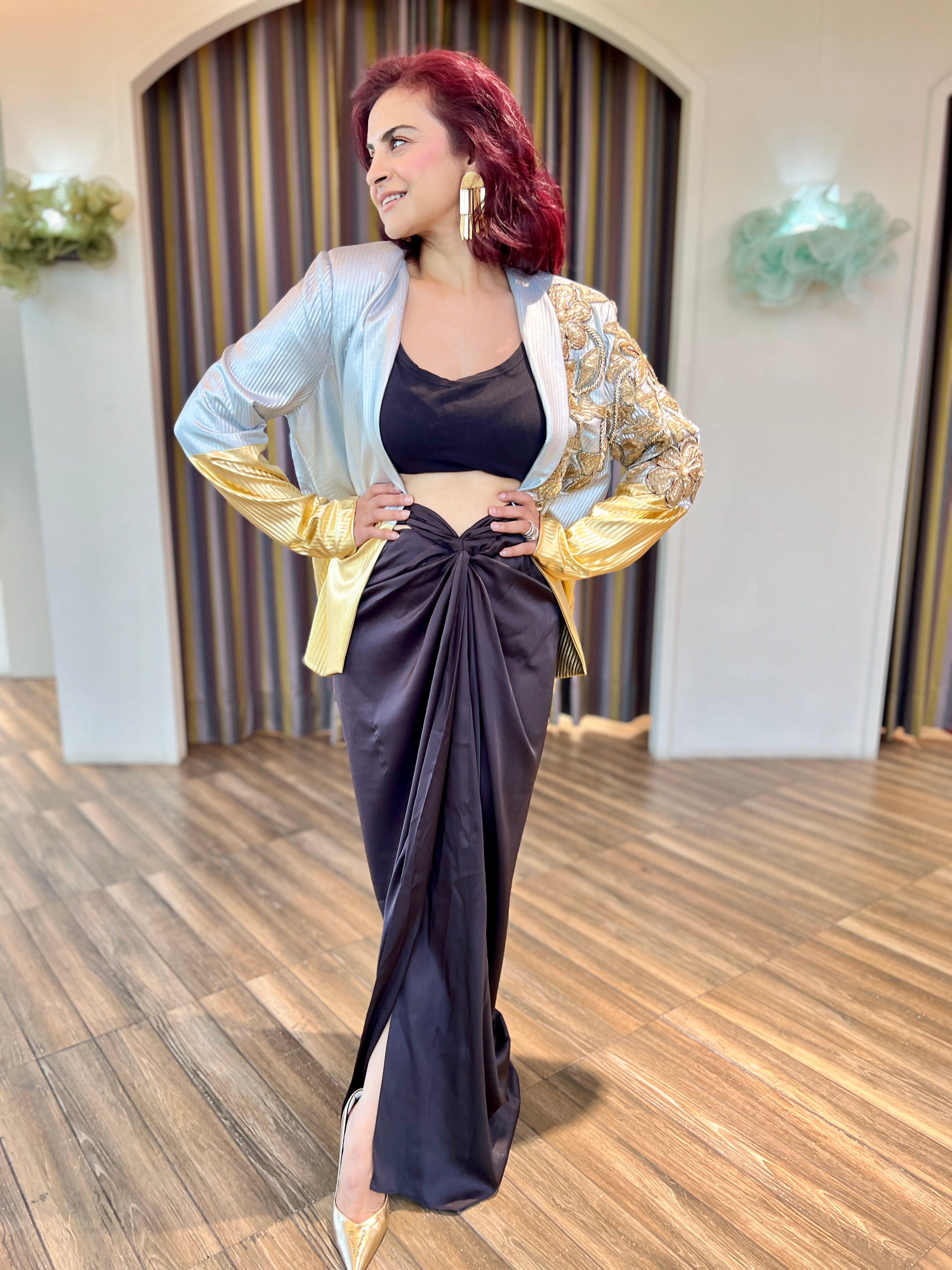 Golden & Silver Power Blazer