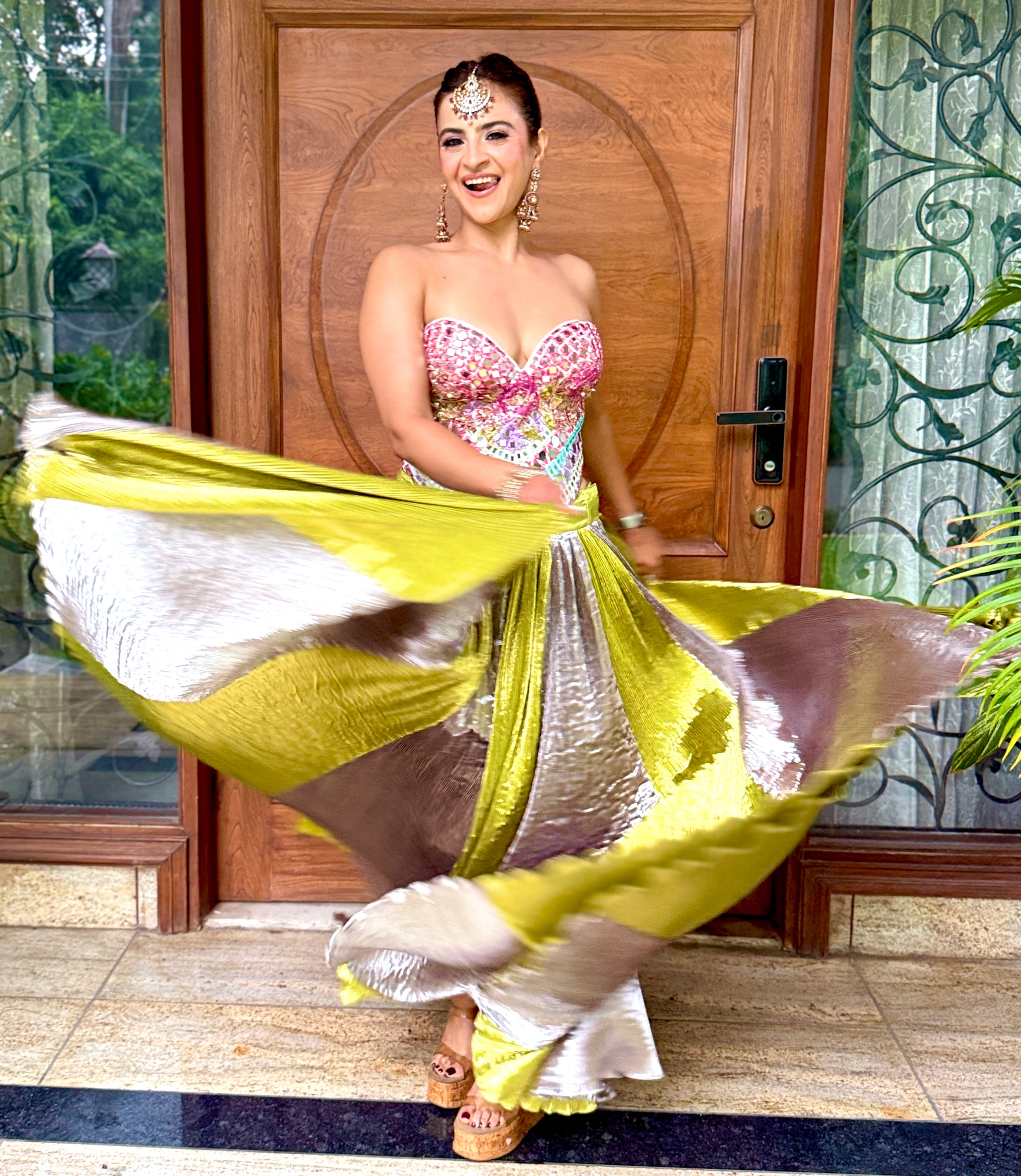 Pista Gul Lehenga