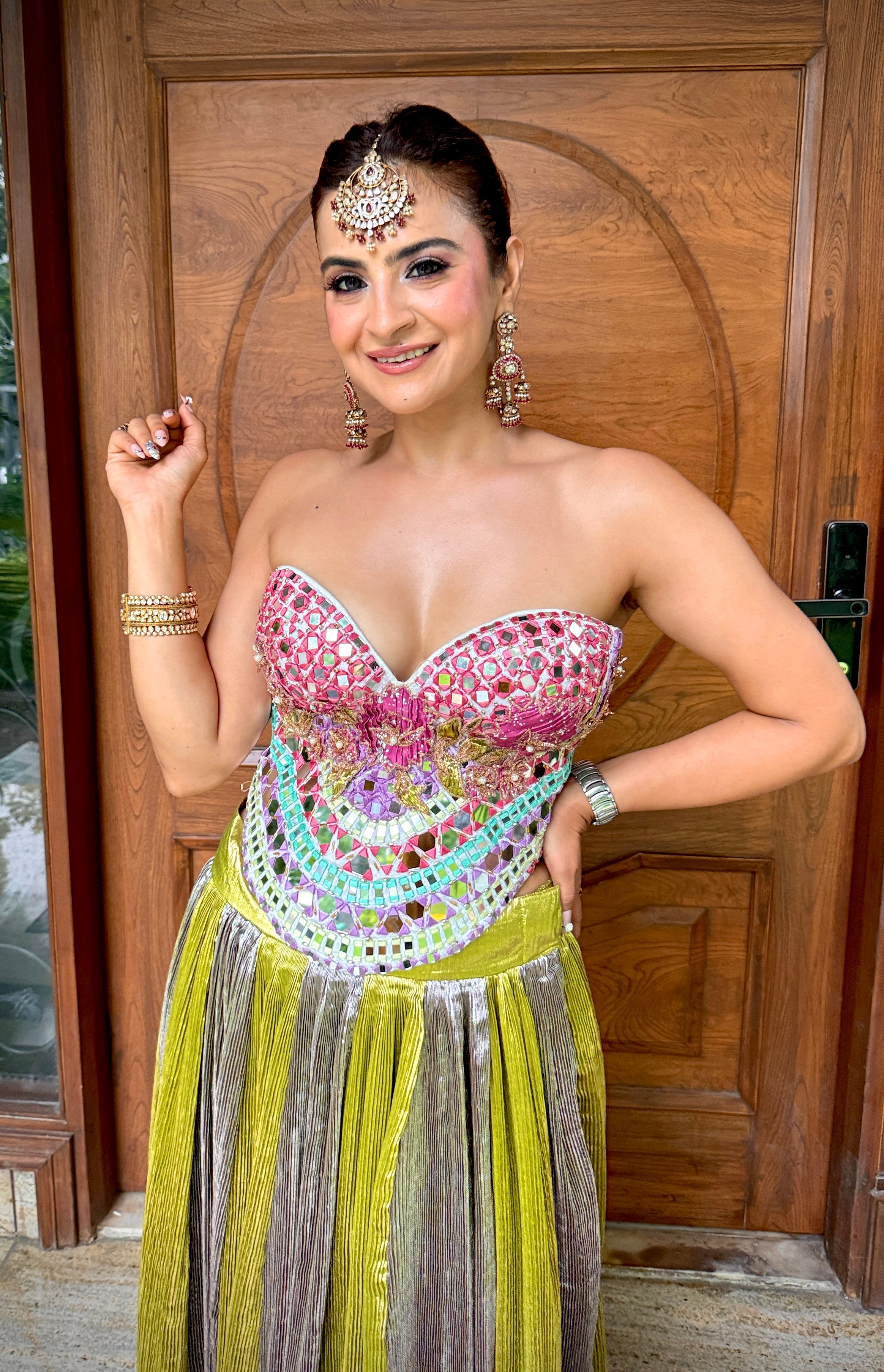 Pista Gul Lehenga