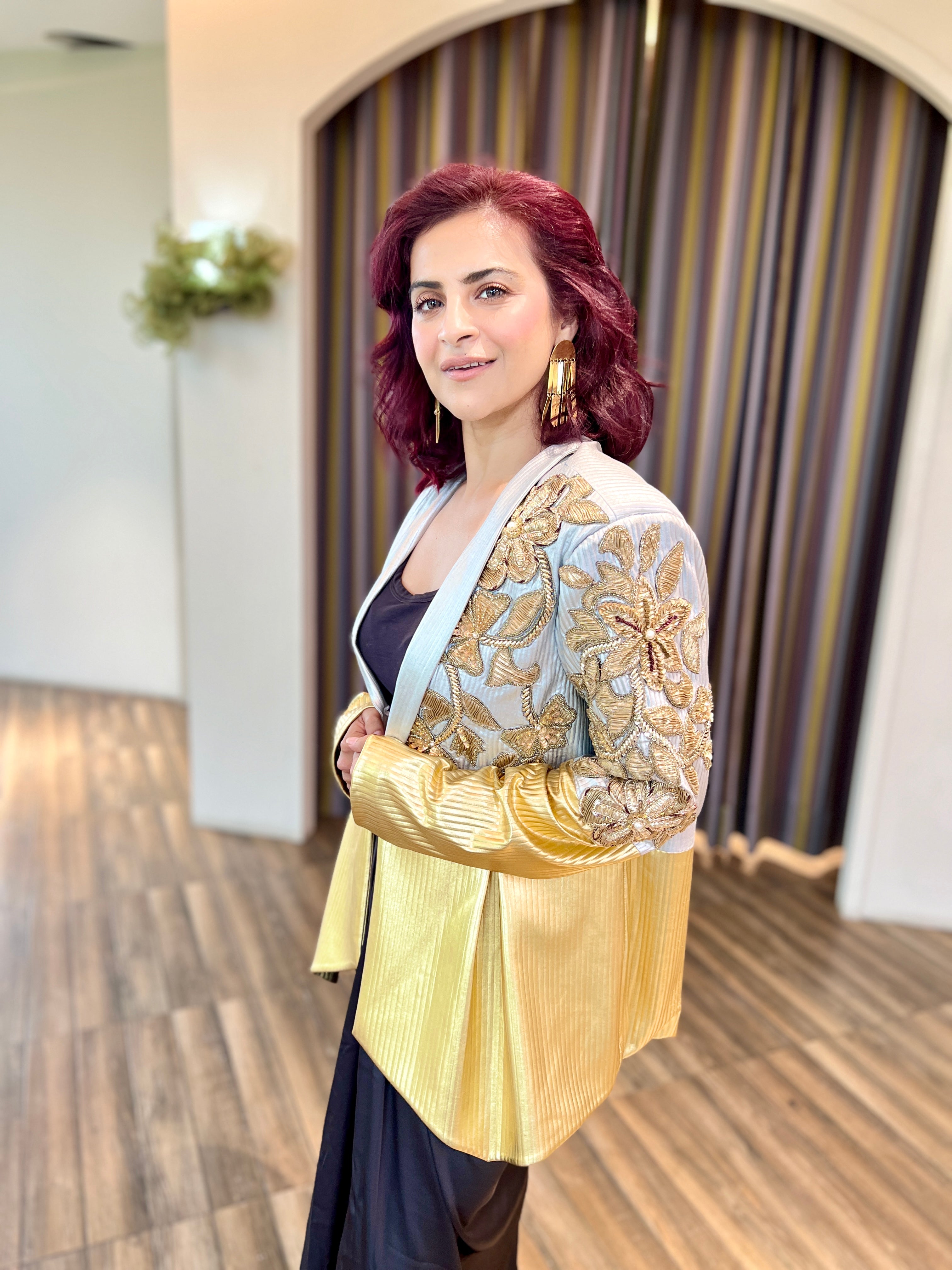 Golden & Silver Power Blazer