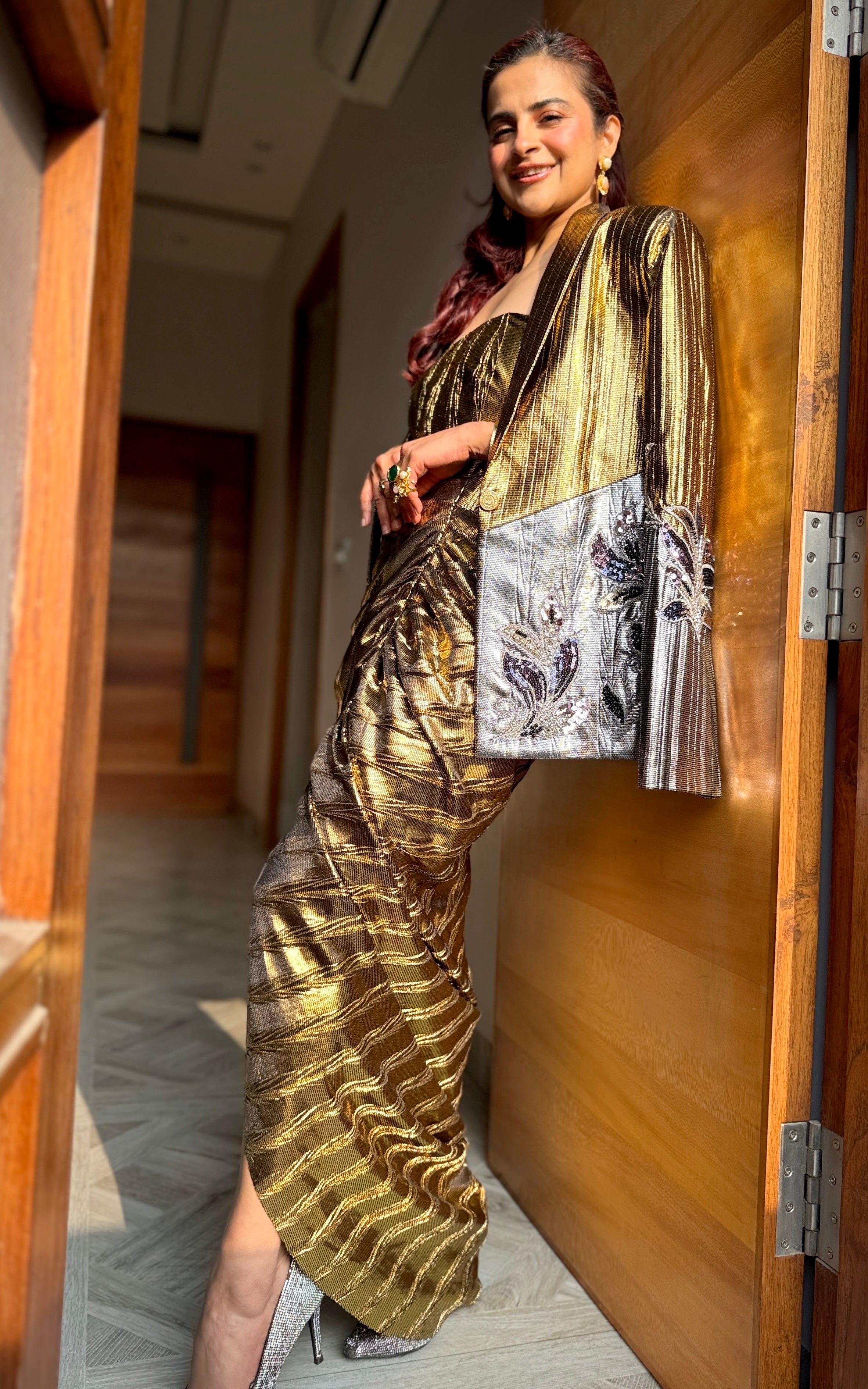 Aurora Alloy Power Blazer with Gown