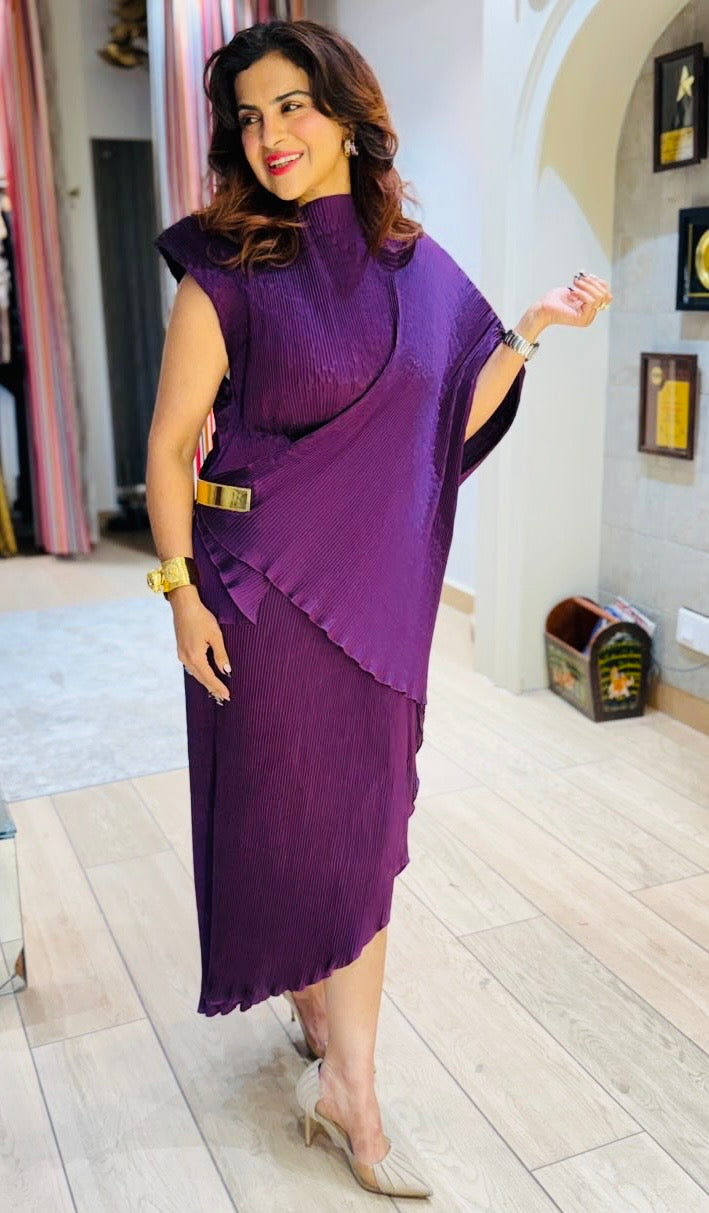 Amethyst Buckle Lunar Bloom Skirt Set