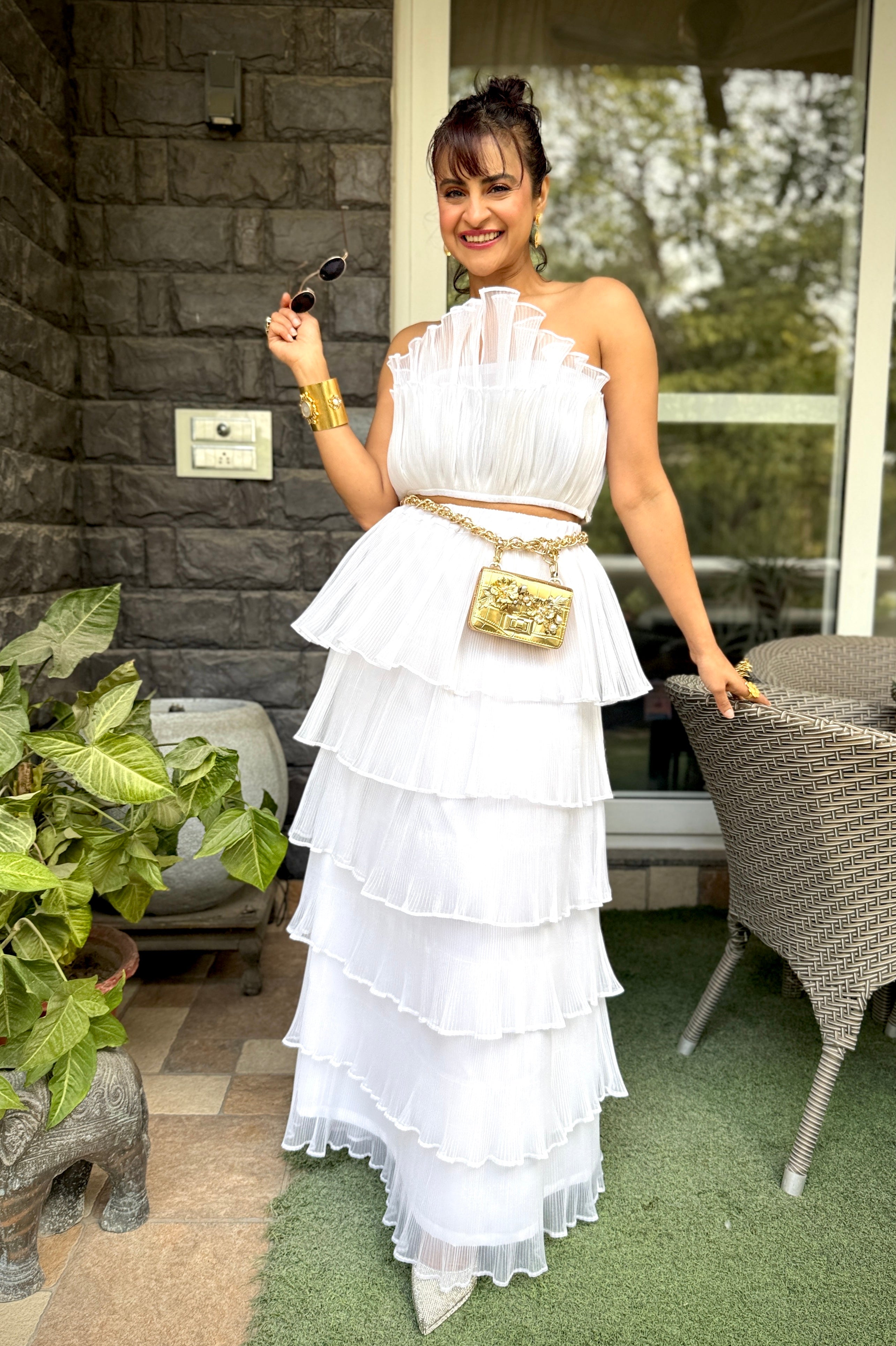 Cloudfall Tutu Top and Skirt Set