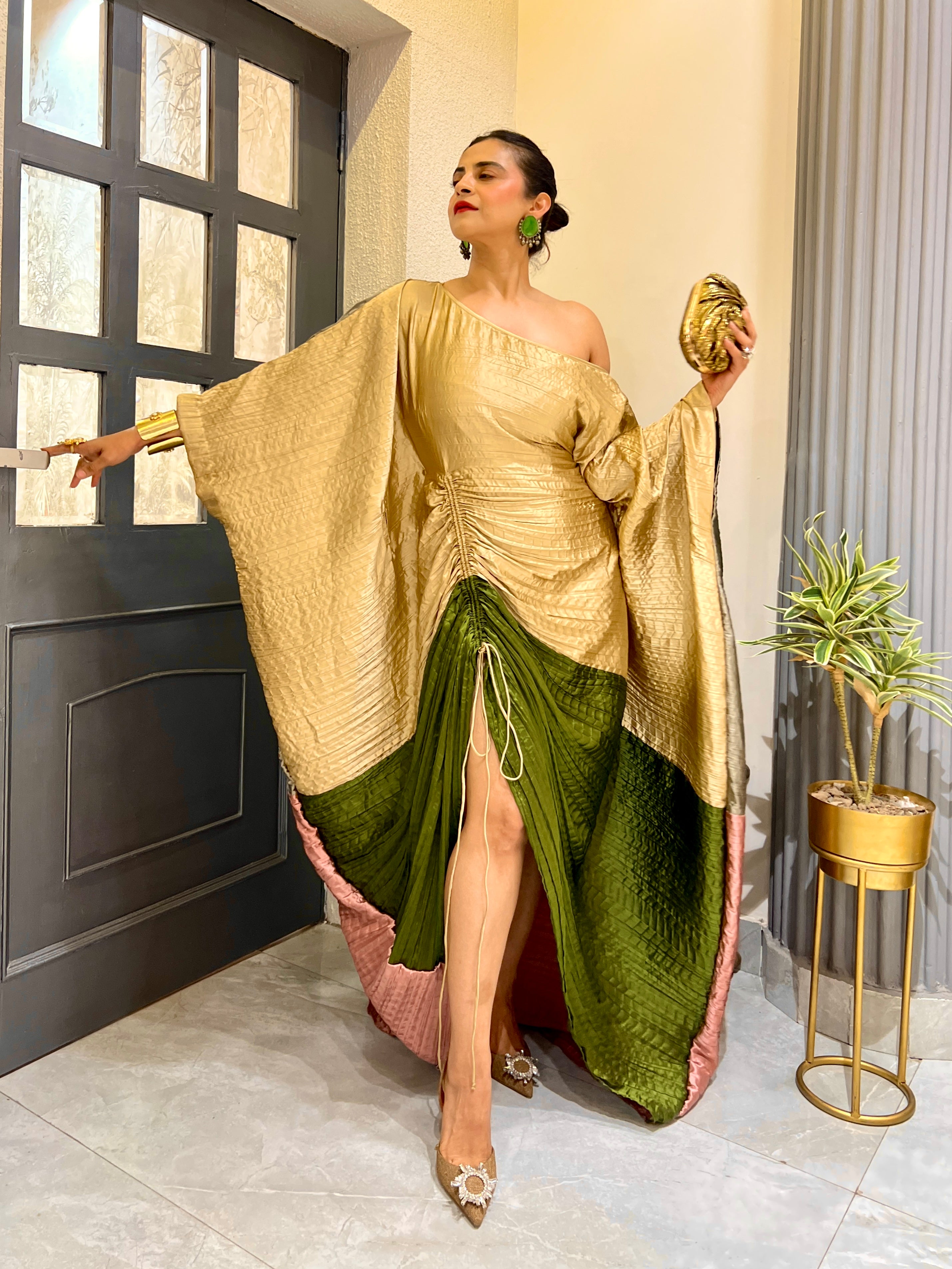 Forest Luxe in Gold, Pink, Green and Grey