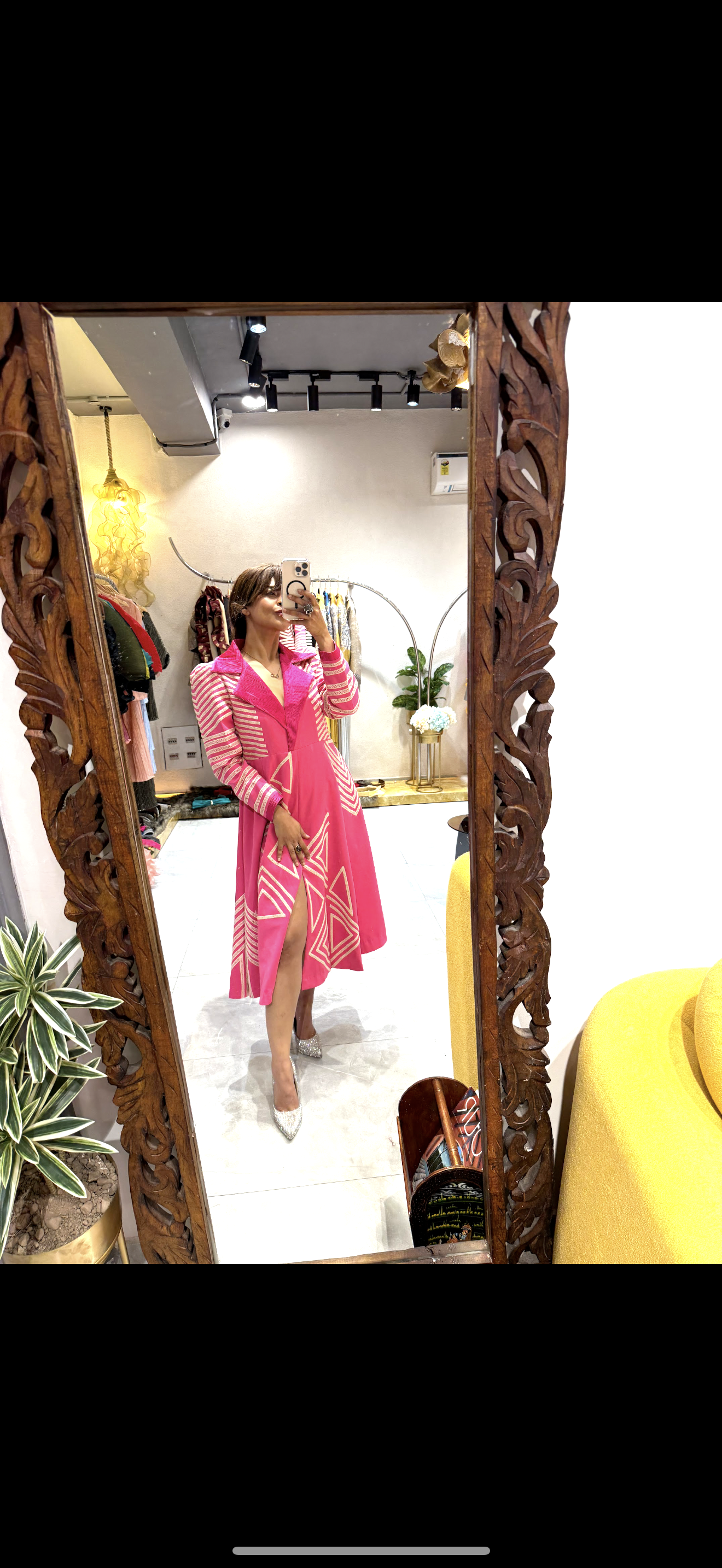 Valentino Pink illusion blazer dress