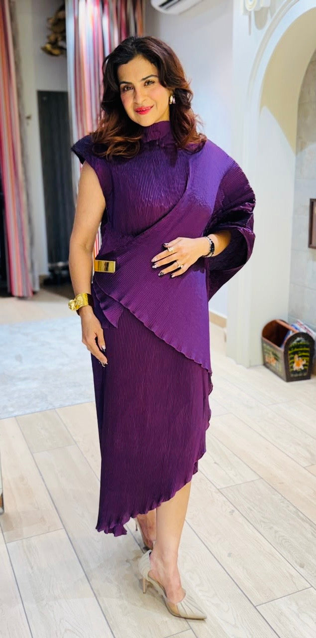 Amethyst Buckle Lunar Bloom Skirt Set
