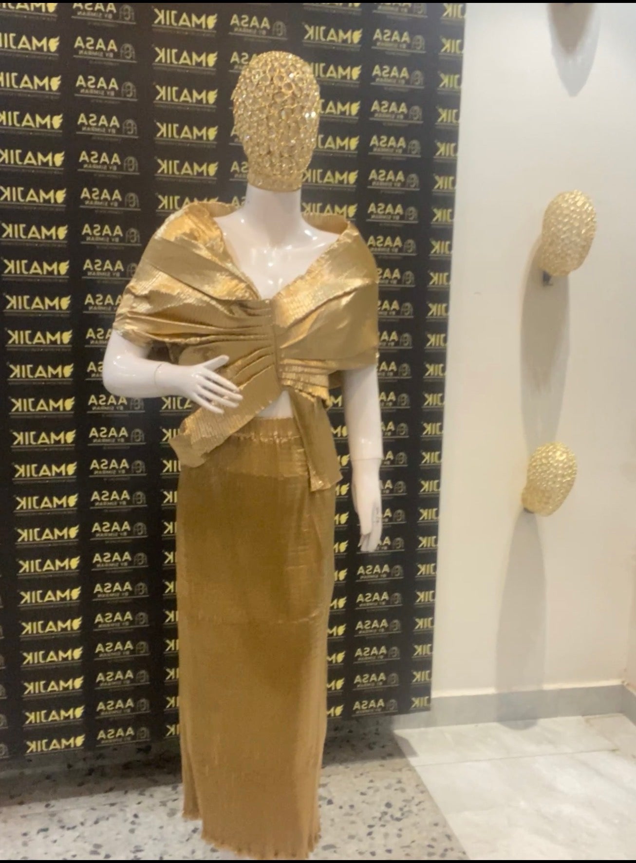 Sona Chandi multidrape set