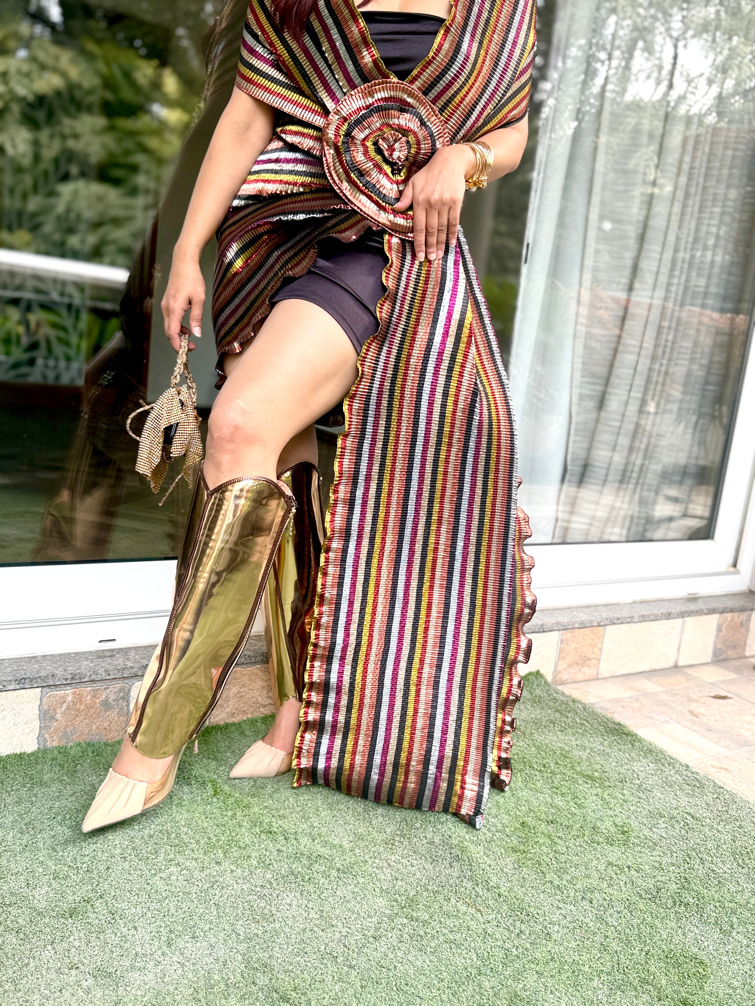 Blush Gold Boot Shafts in Rose Gold