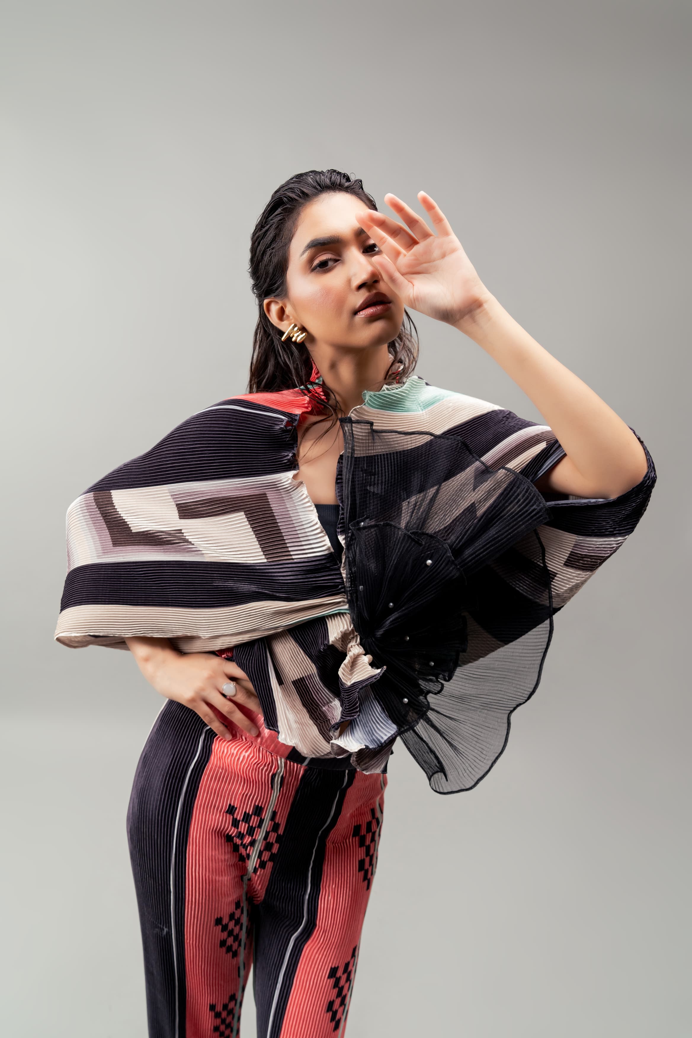 Victorian grey  Cover Up Set