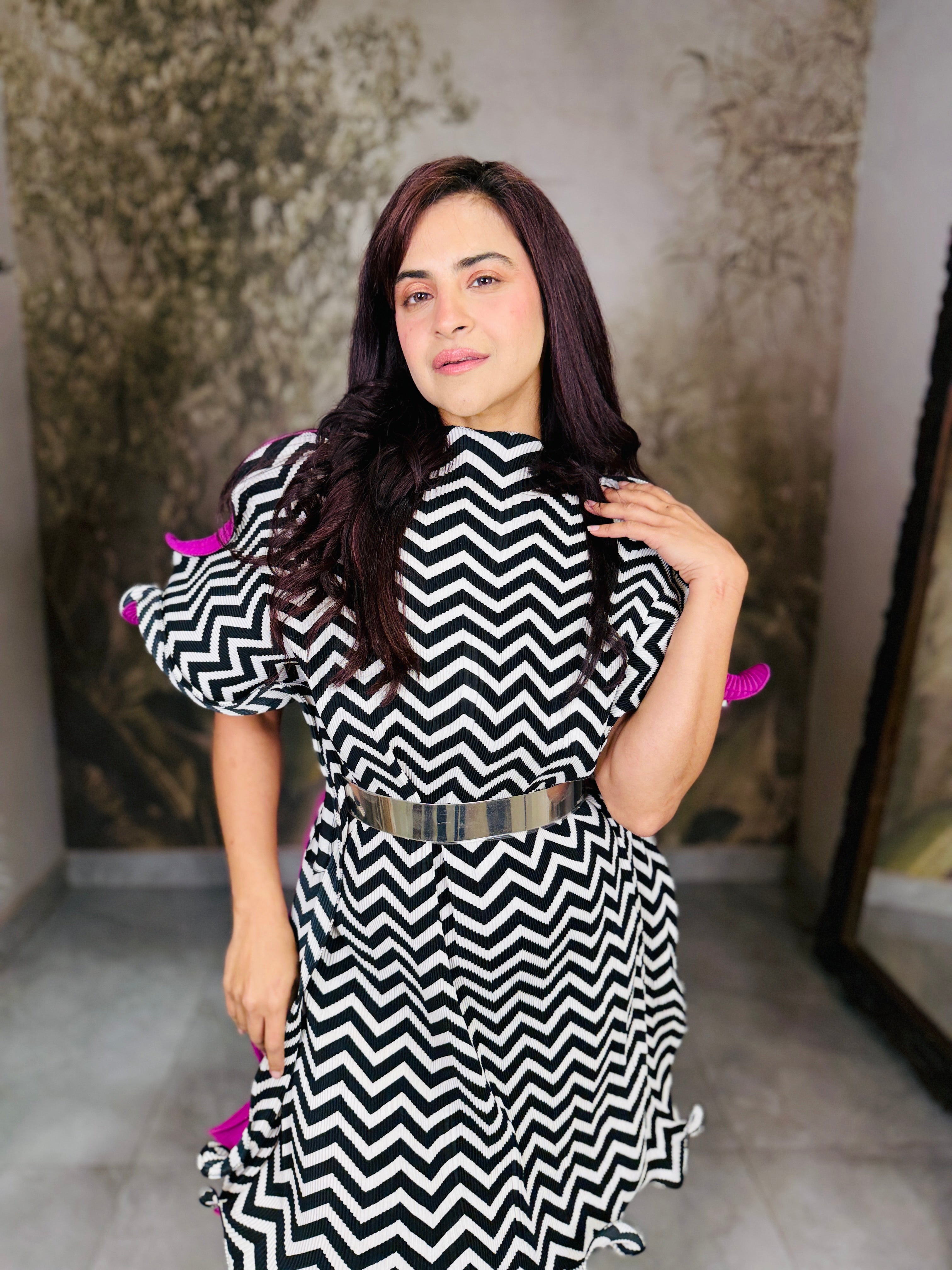 Zig and bloom reversible kaftan dress