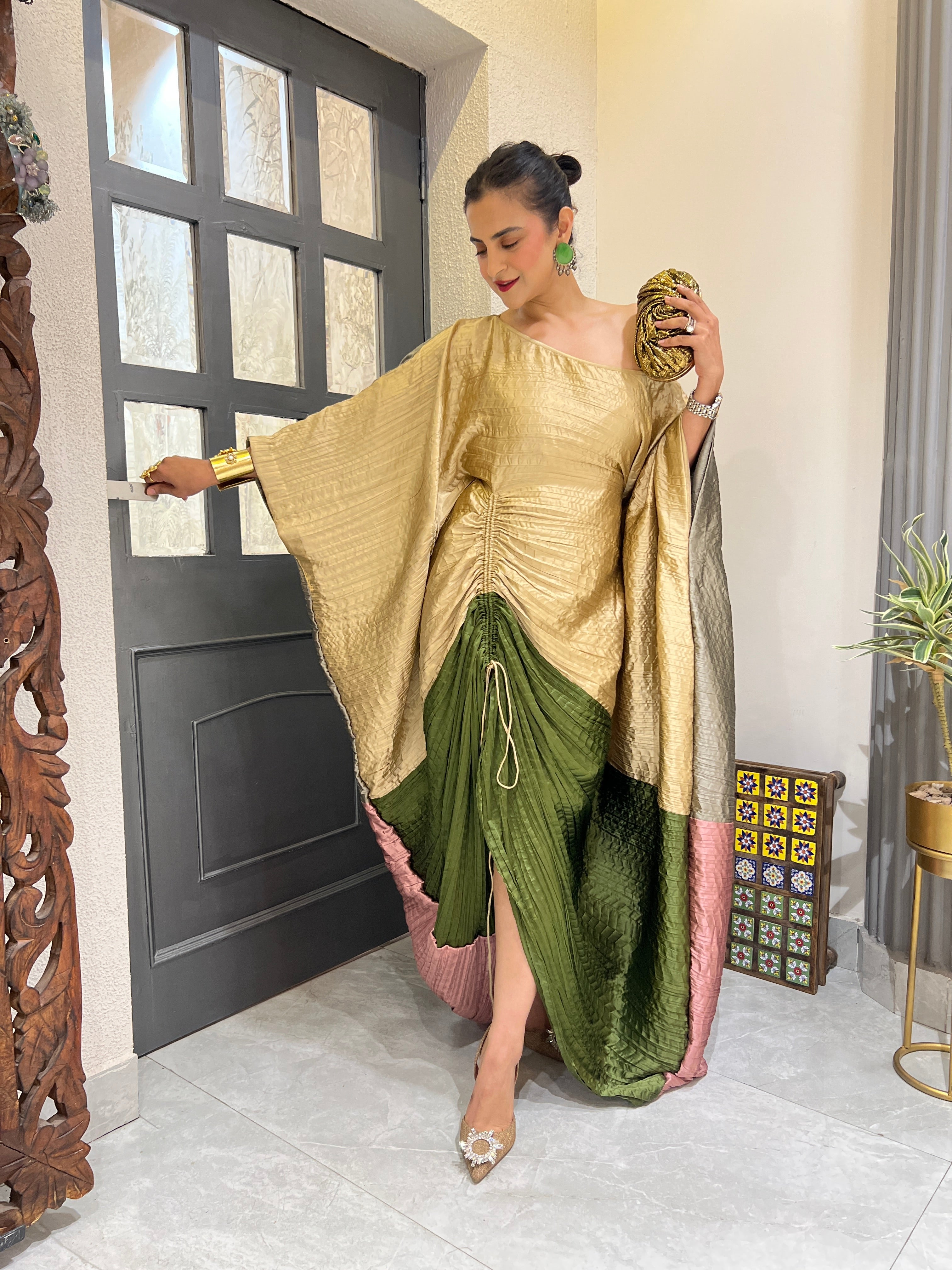 Forest Luxe in Gold, Pink, Green and Grey