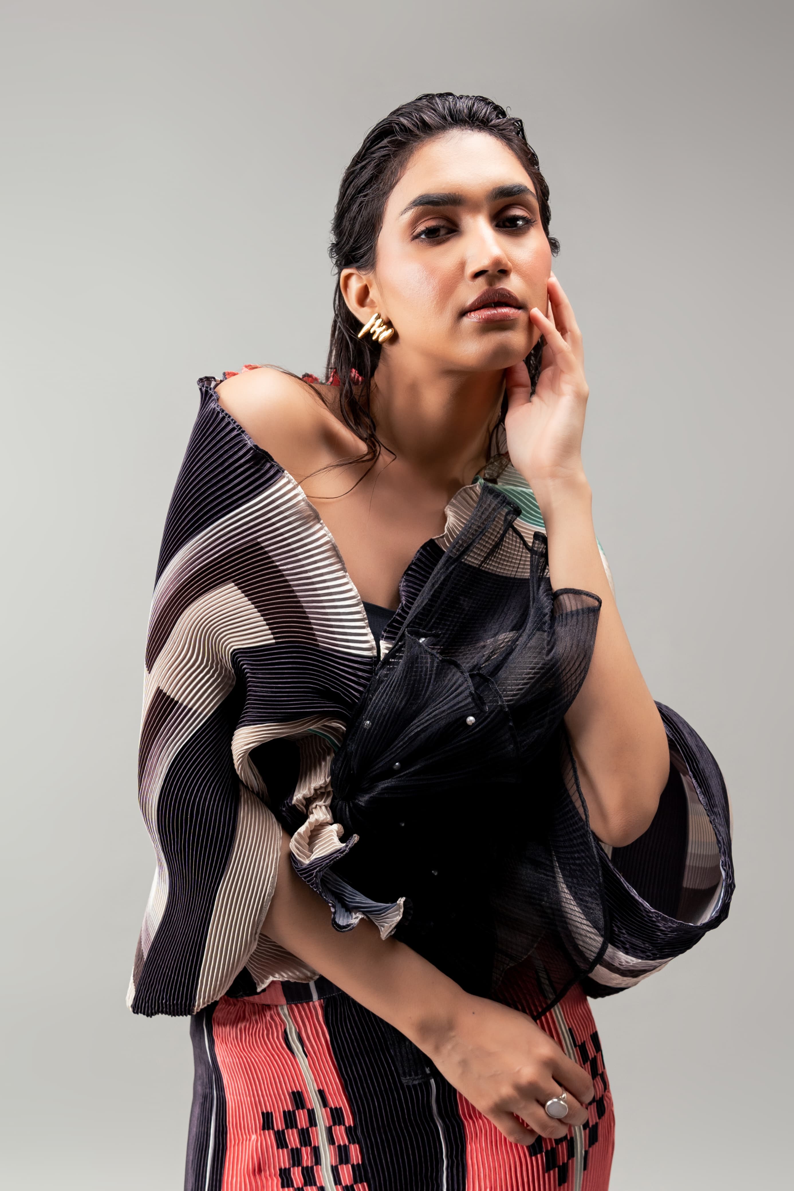 Victorian grey  Cover Up Set