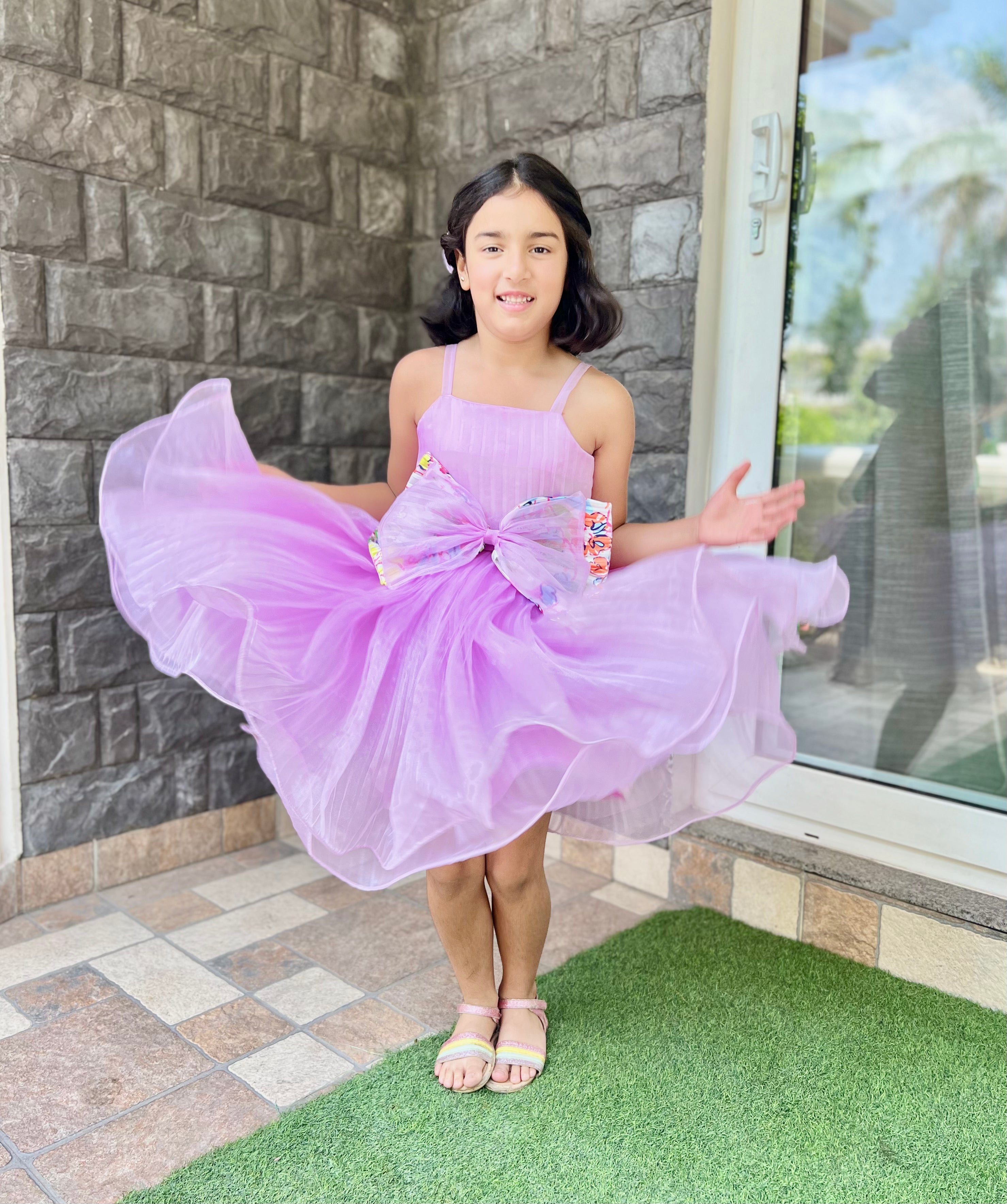 Dreamy Tulle Dress in Lilac