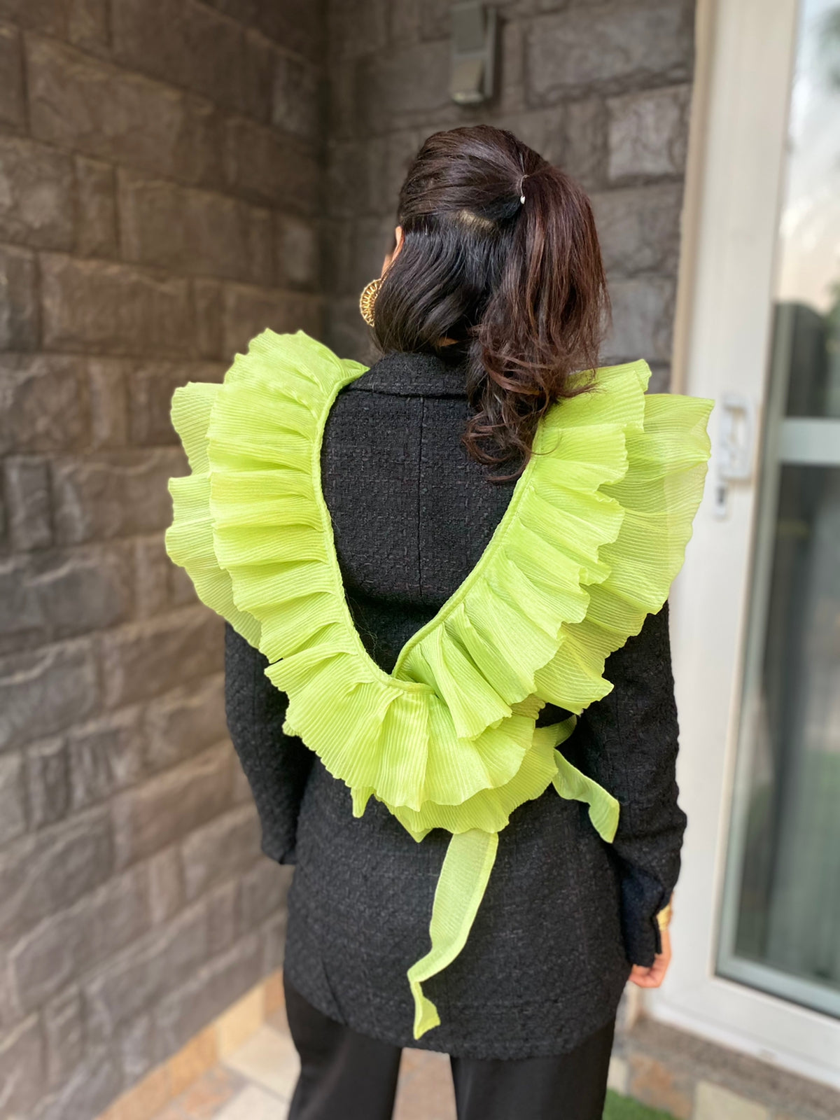 Ruffle Dreams in Green